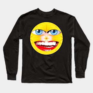 Smiley Face Happy Have a Nice Day Promote Happiness Enjoy Long Sleeve T-Shirt